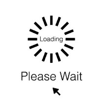 Loading... Please Wait — synchronous VLA execution pause