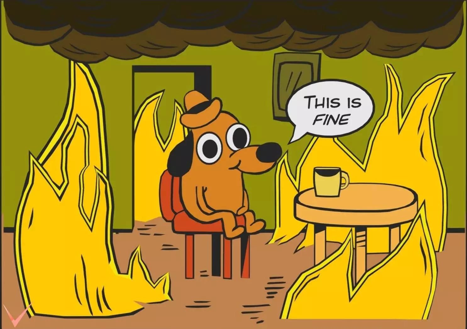 This is fine meme — robotics ML community shipping VLAs without infrastructure